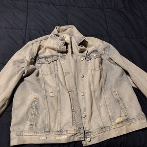Old Navy Light Blue Jean Distressed Jacket